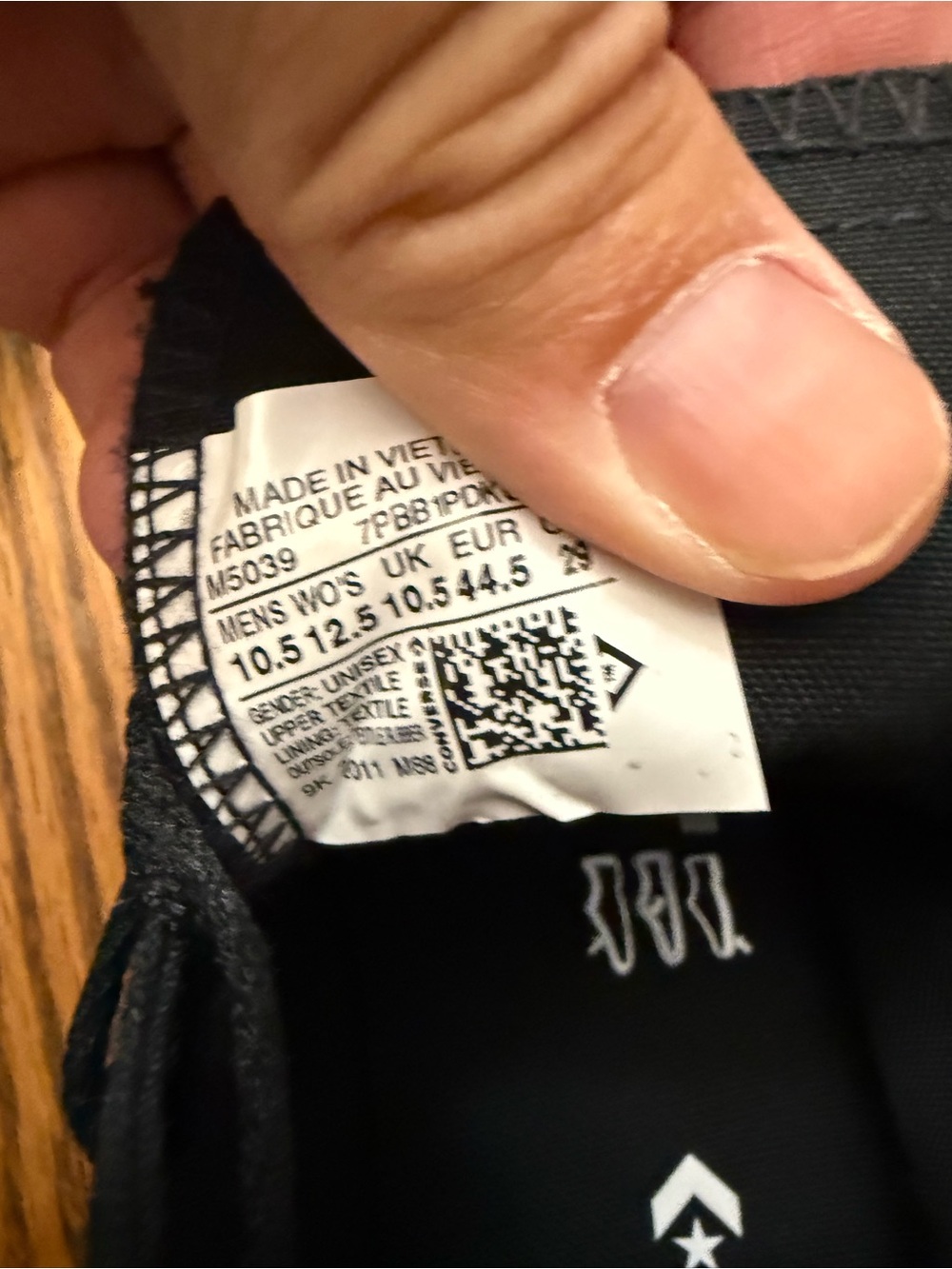 Converse Black Low-Top Canvas Sneakers - Picture 2 of 7